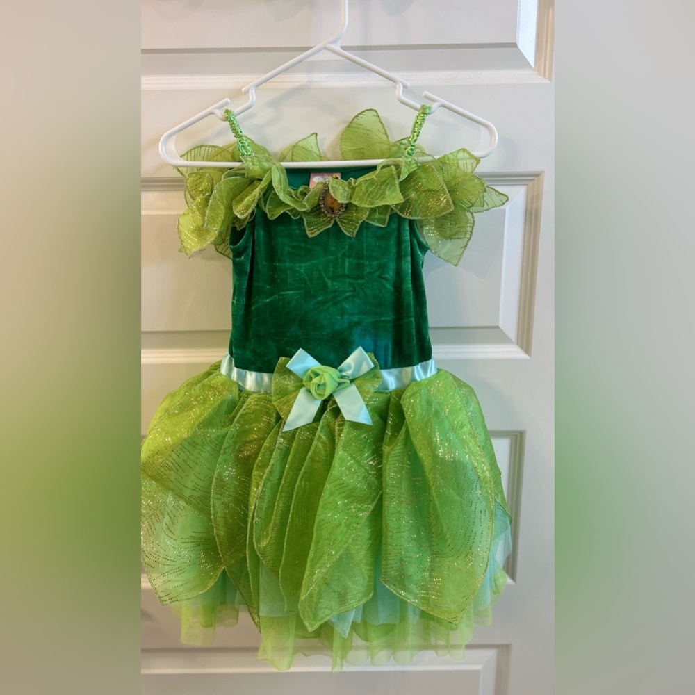 AUTHENTIC DISNEY WORLD TINKER BELL DRESS, Size 7/8 Medium